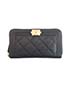 Chanel Boy Zip Wallet, front view
